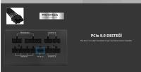 POWERBOOST BST-ATX1200GF1 WARRIOR 1200w 80+ GOLD PCIe Gen 5.0 Full Modüler (Retail Box) 